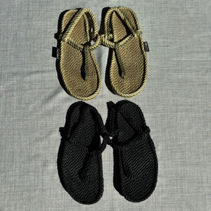 Gunkers Rope Sandals US W 7/8 lot of 2 Handmade in USA